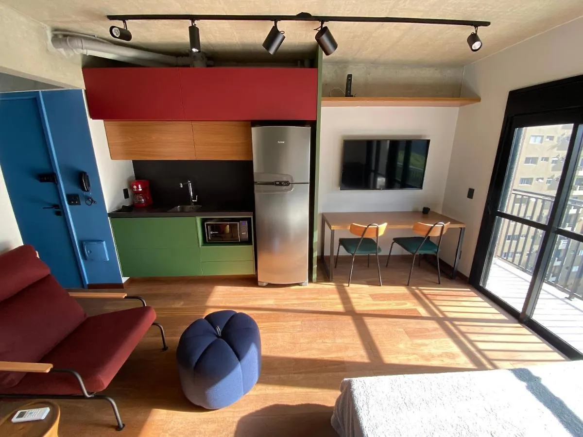 97 New Studio Next Paulista Av, Fast Wifi And Balcony São Paulo Brésil